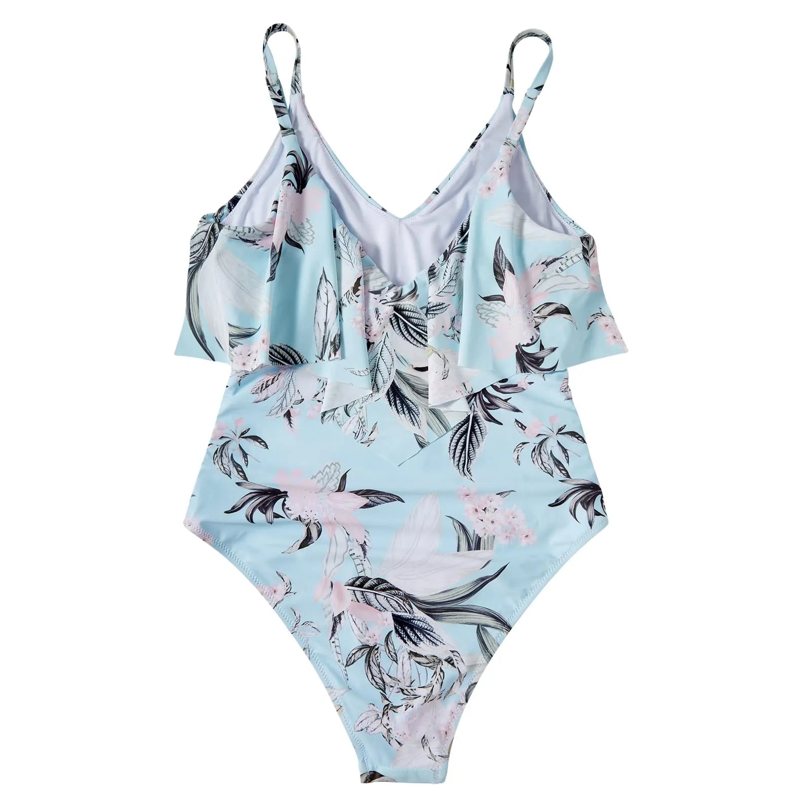 Ruffle One-Piece Ruched Swimsuits