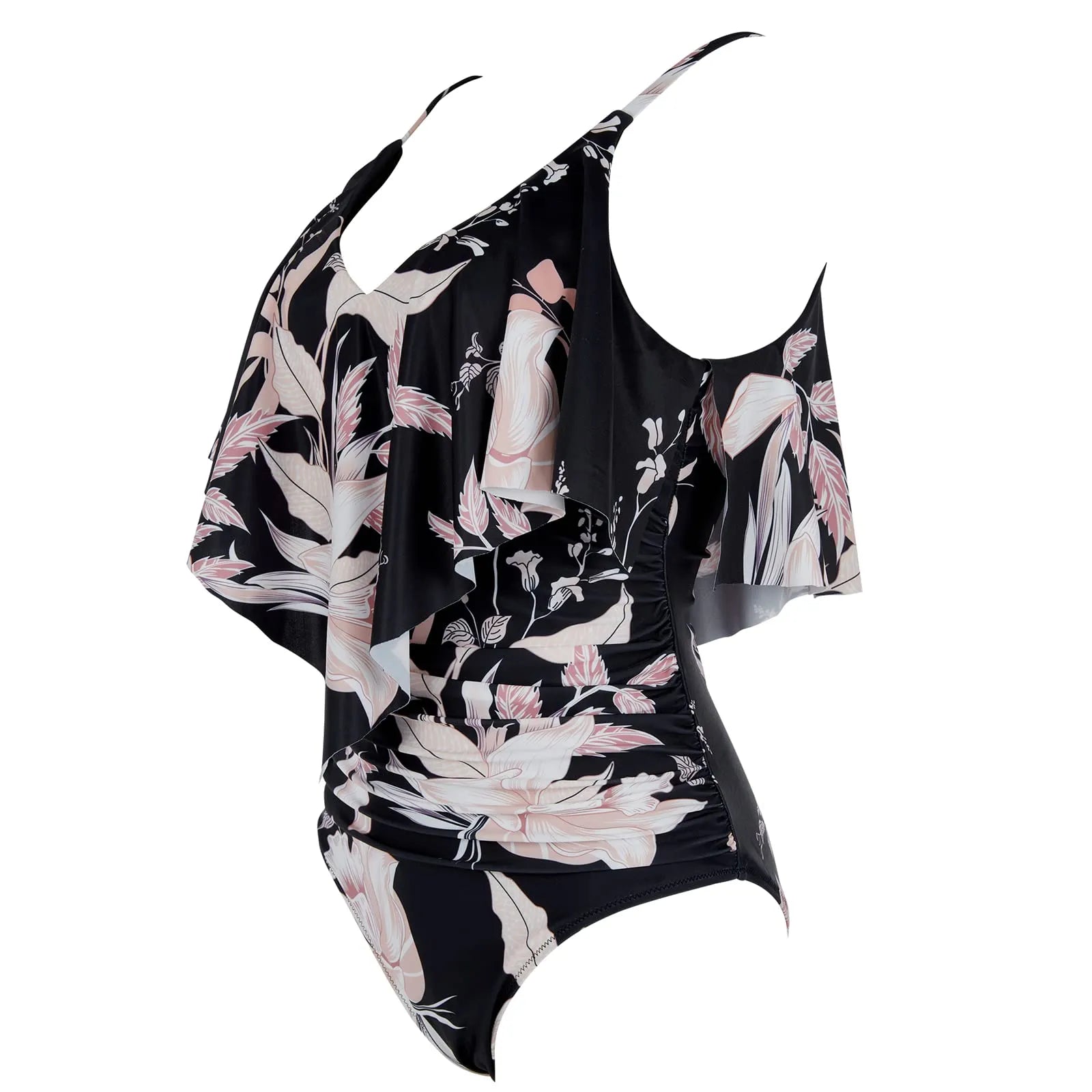 Ruffle One-Piece Ruched Swimsuits
