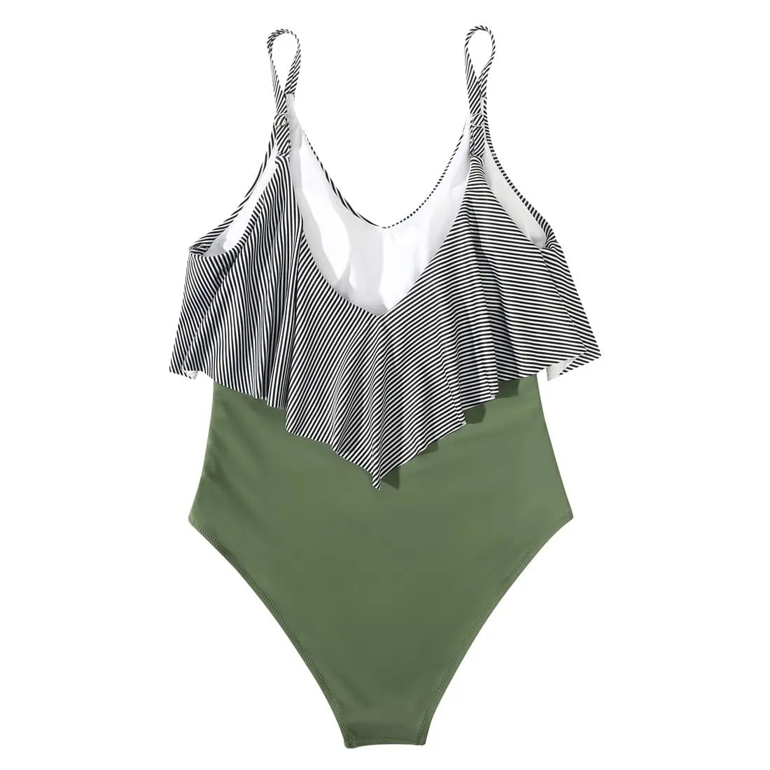 Ruffle One-Piece Ruched Swimsuits