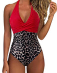 Floral Halter Push-Up Swimsuits