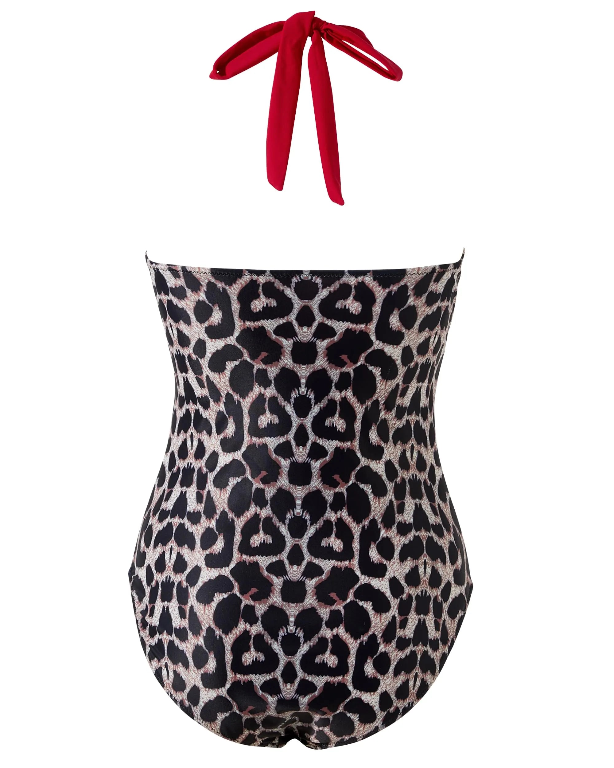 Floral Halter Push-Up Swimsuits