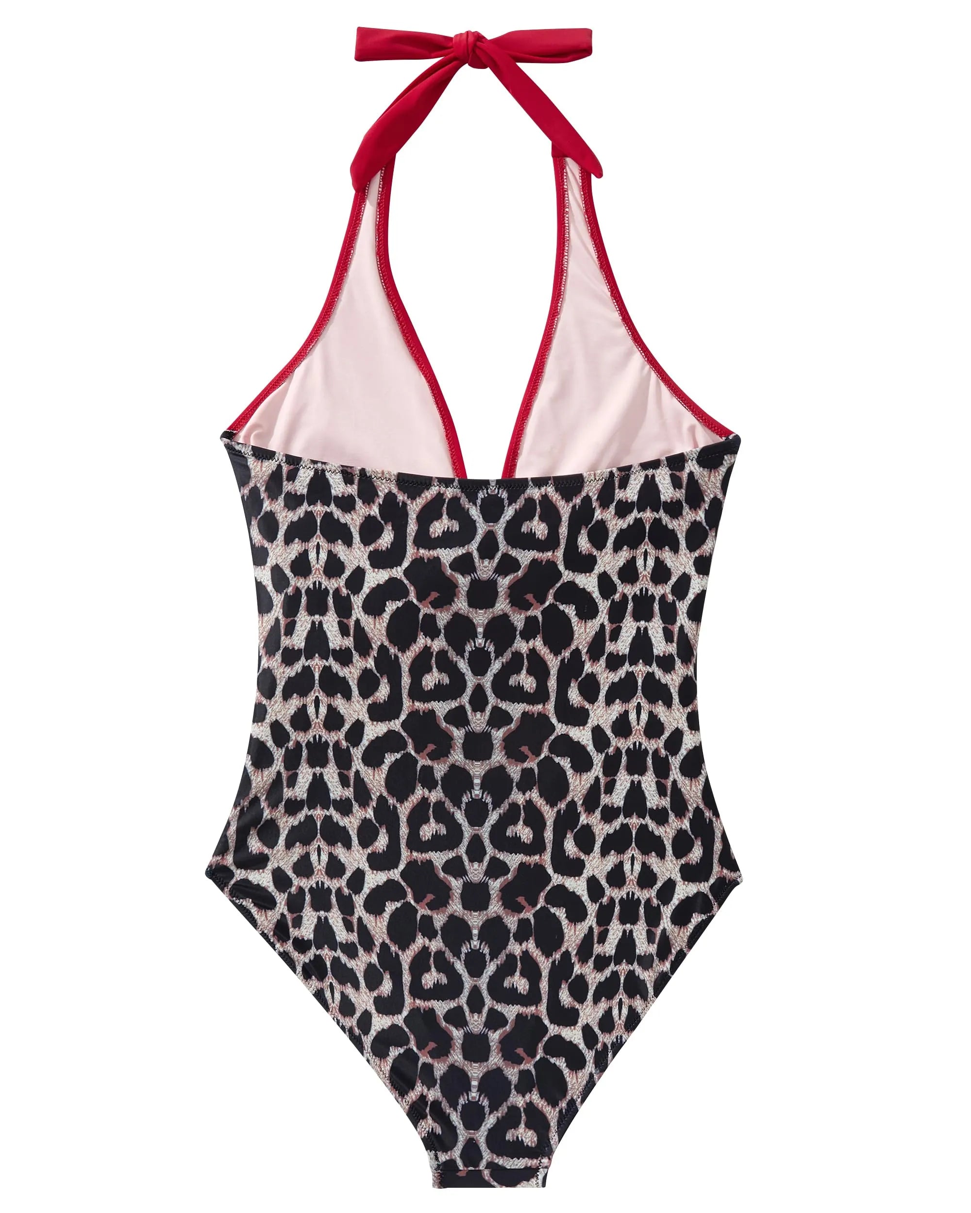 Floral Halter Push-Up Swimsuits