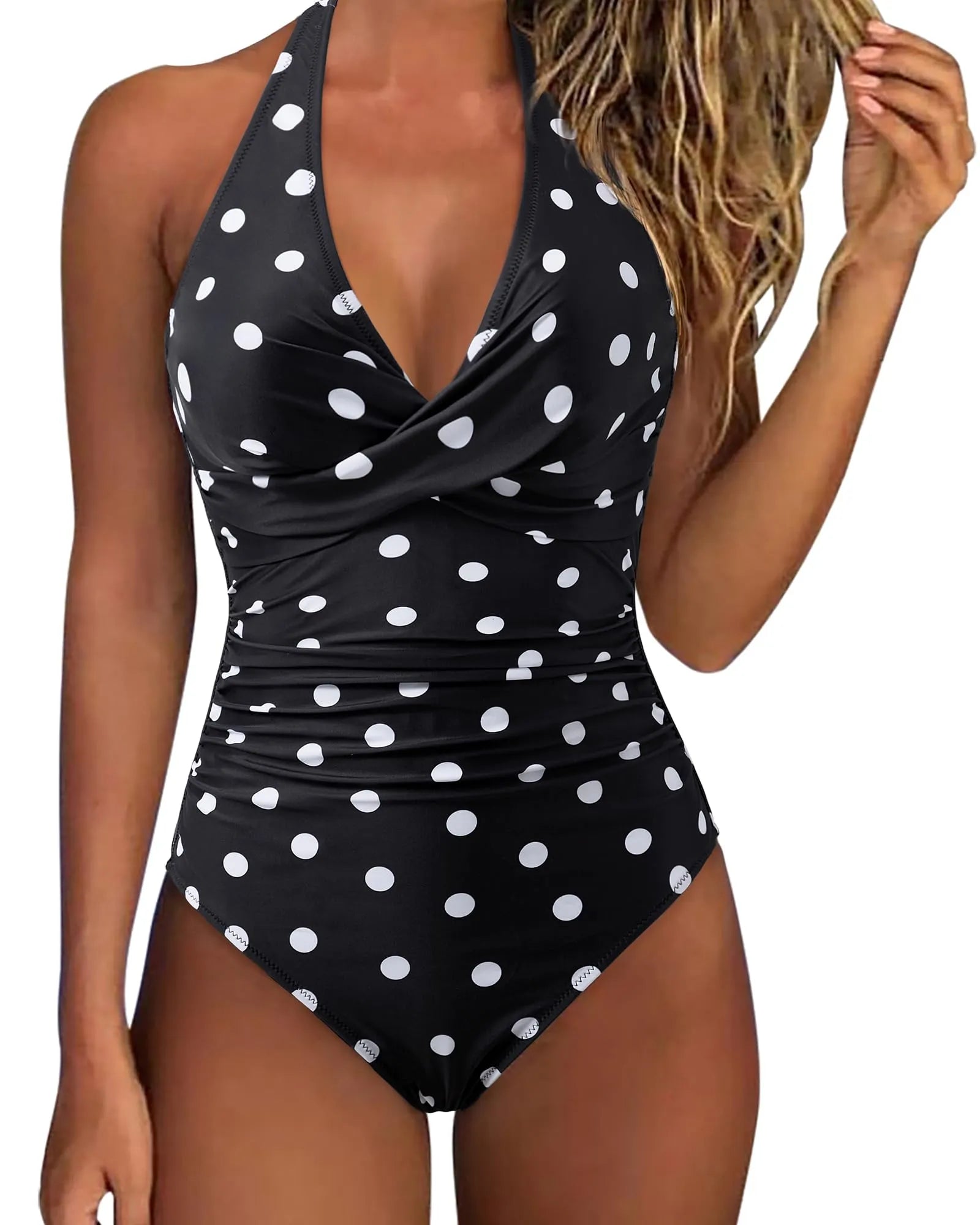 Floral Halter Push-Up Swimsuits