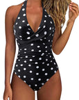 Floral Halter Push-Up Swimsuits