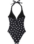 Floral Halter Push-Up Swimsuits