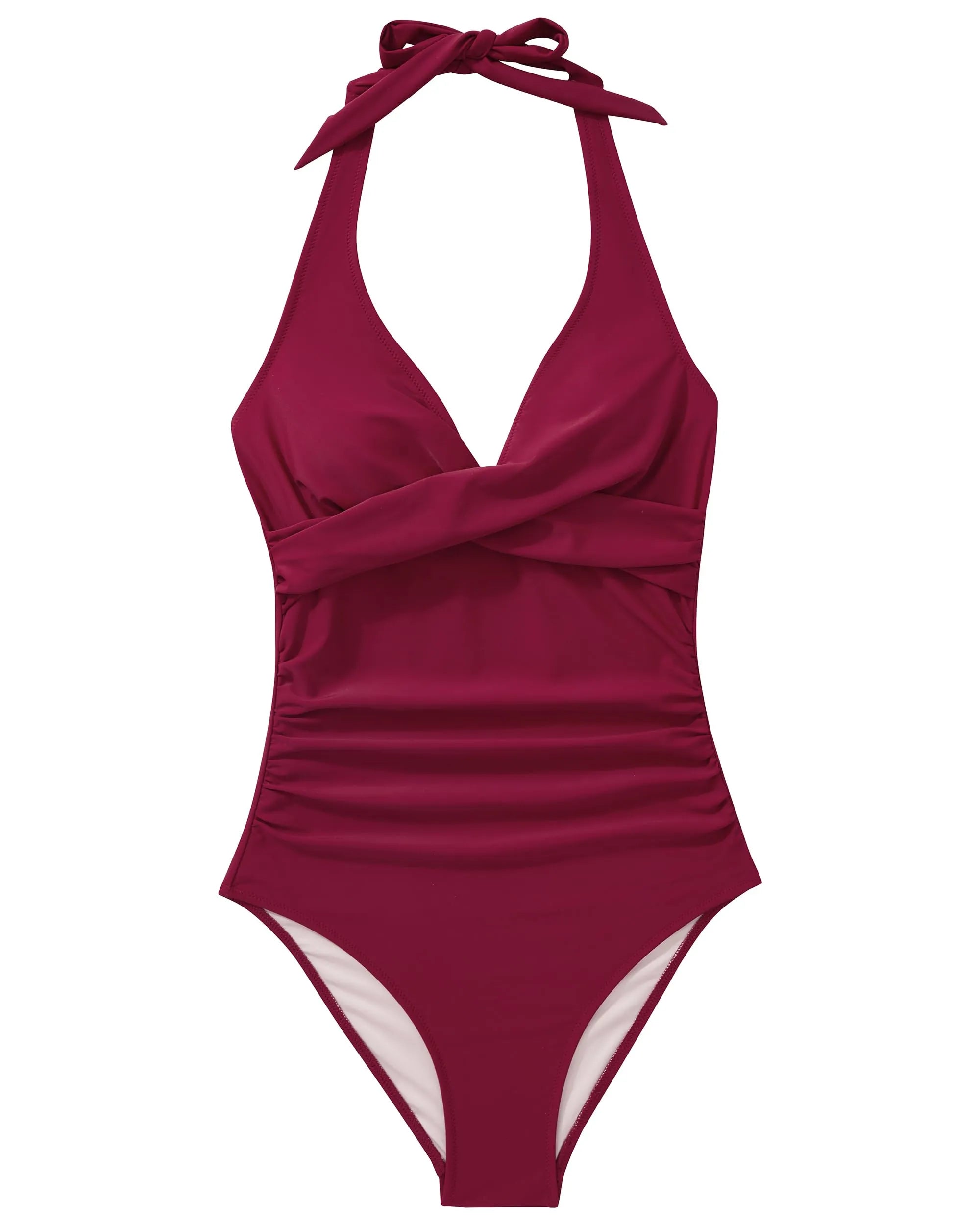 Floral Halter Push-Up Swimsuits