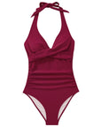 Floral Halter Push-Up Swimsuits