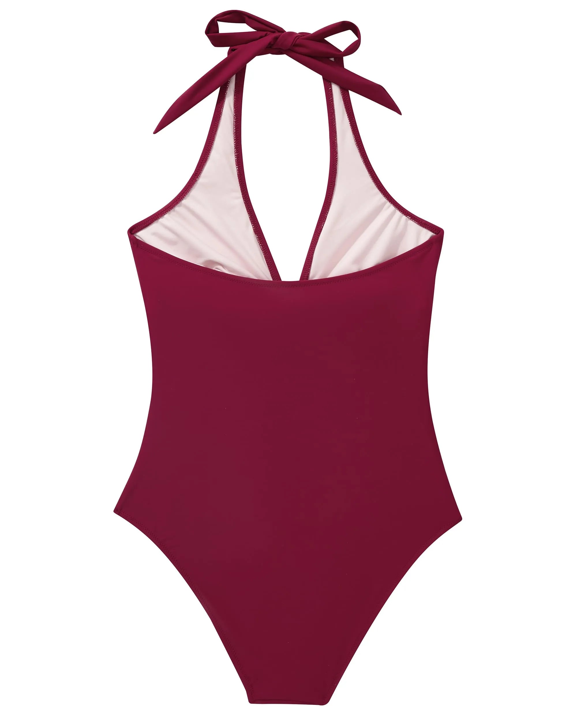 Floral Halter Push-Up Swimsuits
