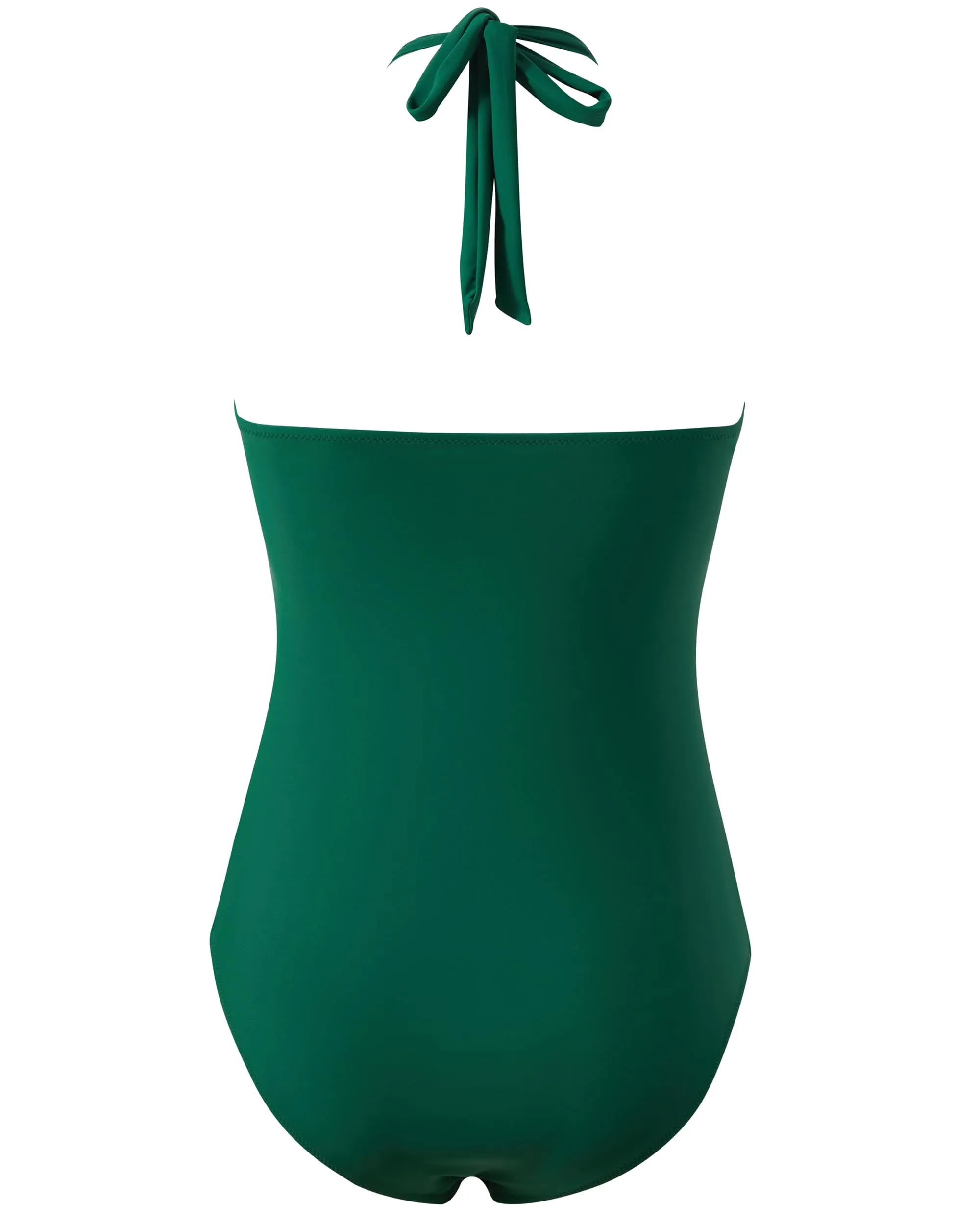 Ruffle Tummy Sexy Halter One Piece Swimsuits