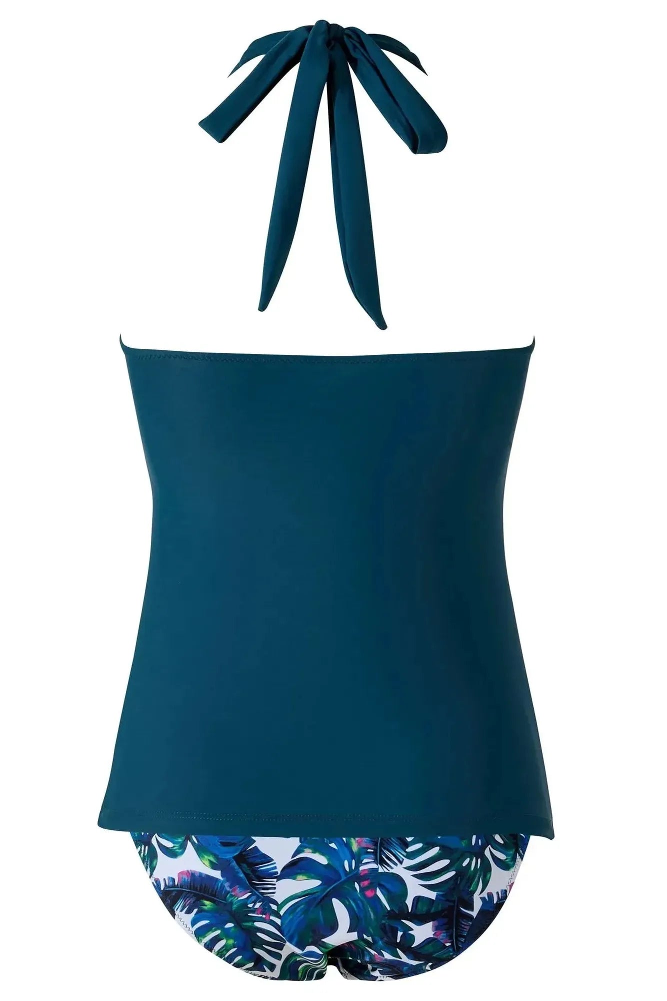 SUUKSESS Women Sexy Halter Tankini Bathing Suit Slimming Tummy Control Swimsuit-SUUKSESS-SUUKSESS