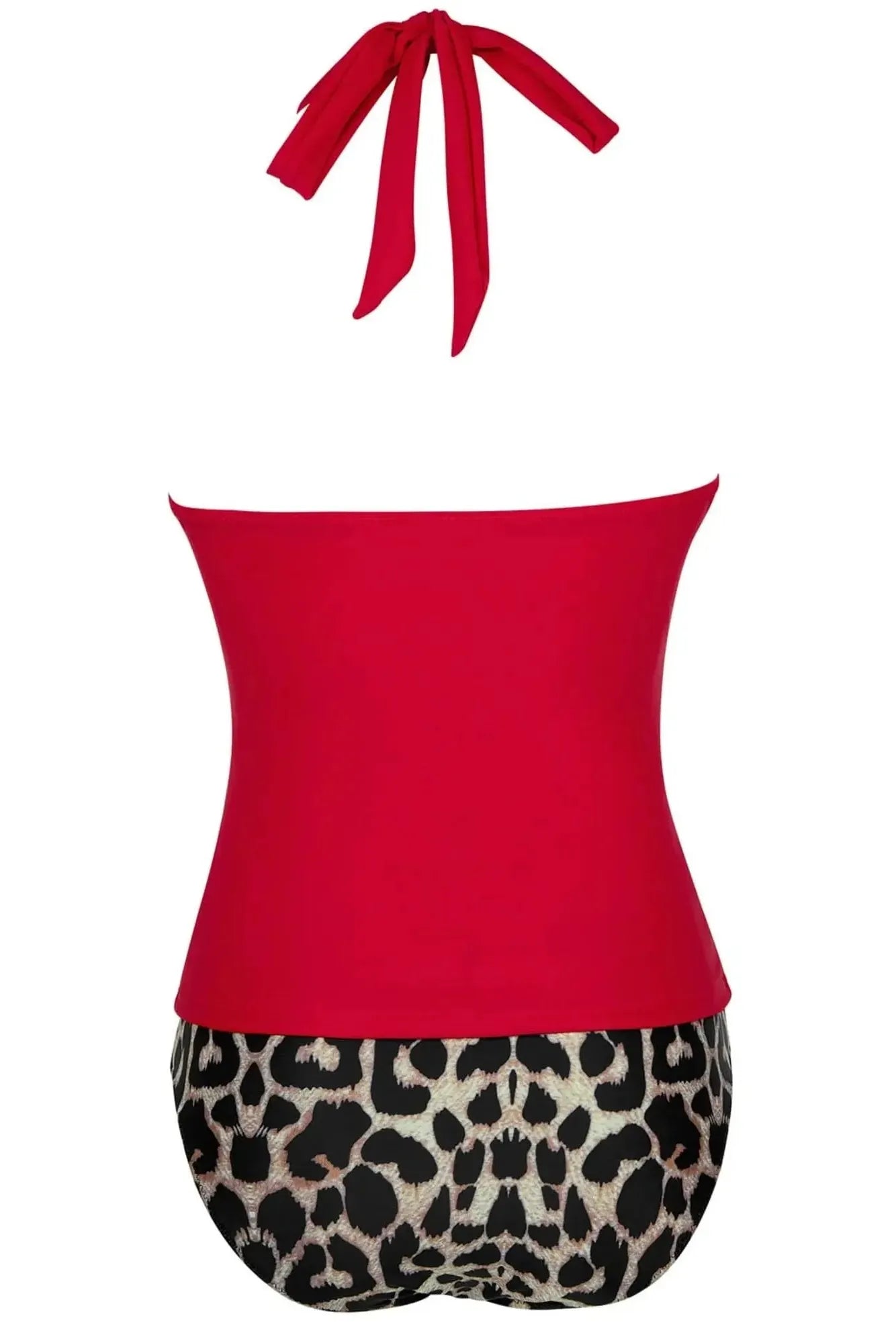 SUUKSESS Women Sexy Halter Tankini Bathing Suit Slimming Tummy Control Swimsuit-SUUKSESS-SUUKSESS