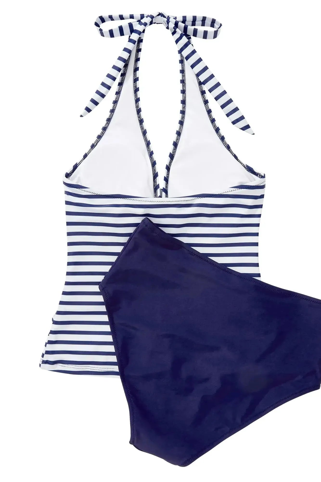 SUUKSESS Women Sexy Halter Tankini Bathing Suit Slimming Tummy Control Swimsuit-SUUKSESS-SUUKSESS