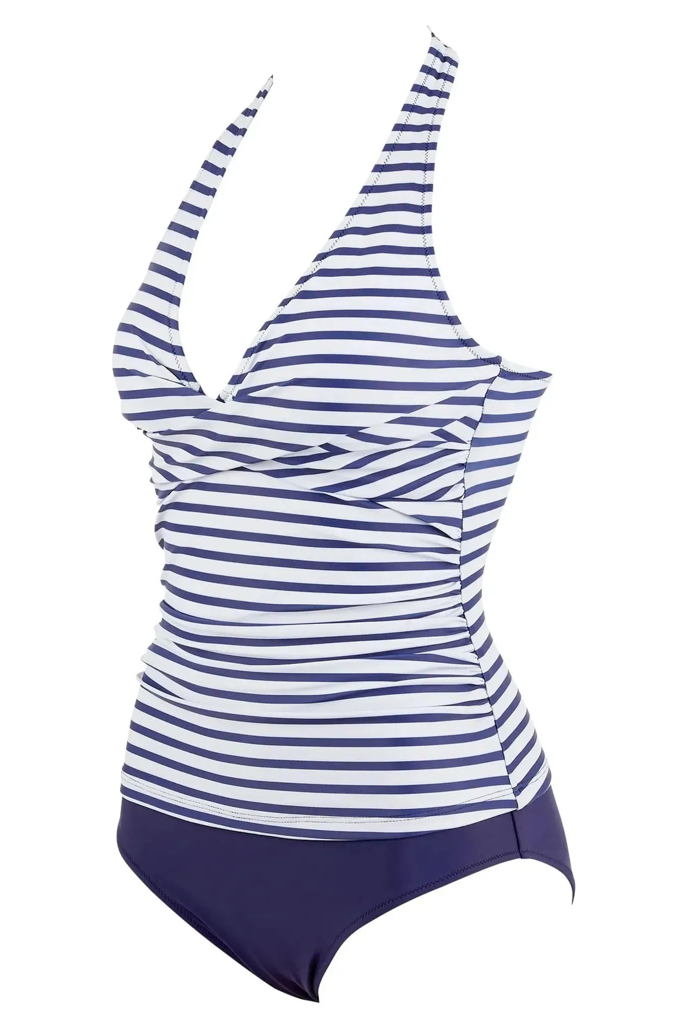 SUUKSESS Women Sexy Halter Tankini Bathing Suit Slimming Tummy Control Swimsuit-SUUKSESS-SUUKSESS