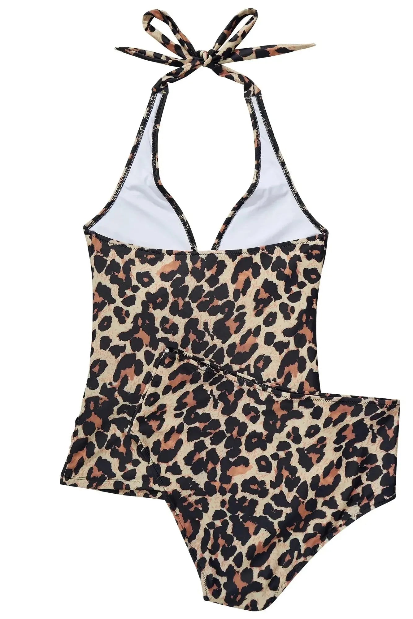 SUUKSESS Women Sexy Halter Tankini Bathing Suit Slimming Tummy Control Swimsuit-SUUKSESS-SUUKSESS