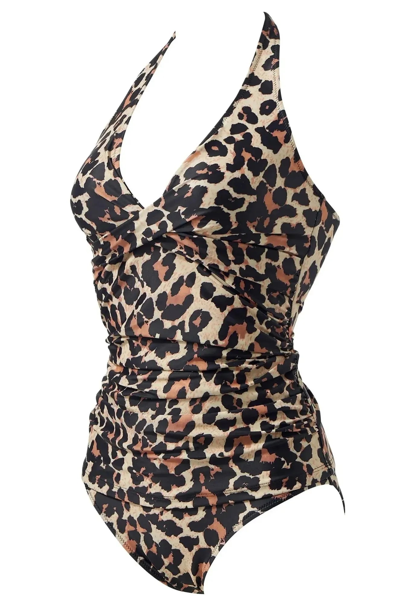 SUUKSESS Women Sexy Halter Tankini Bathing Suit Slimming Tummy Control Swimsuit-SUUKSESS-SUUKSESS