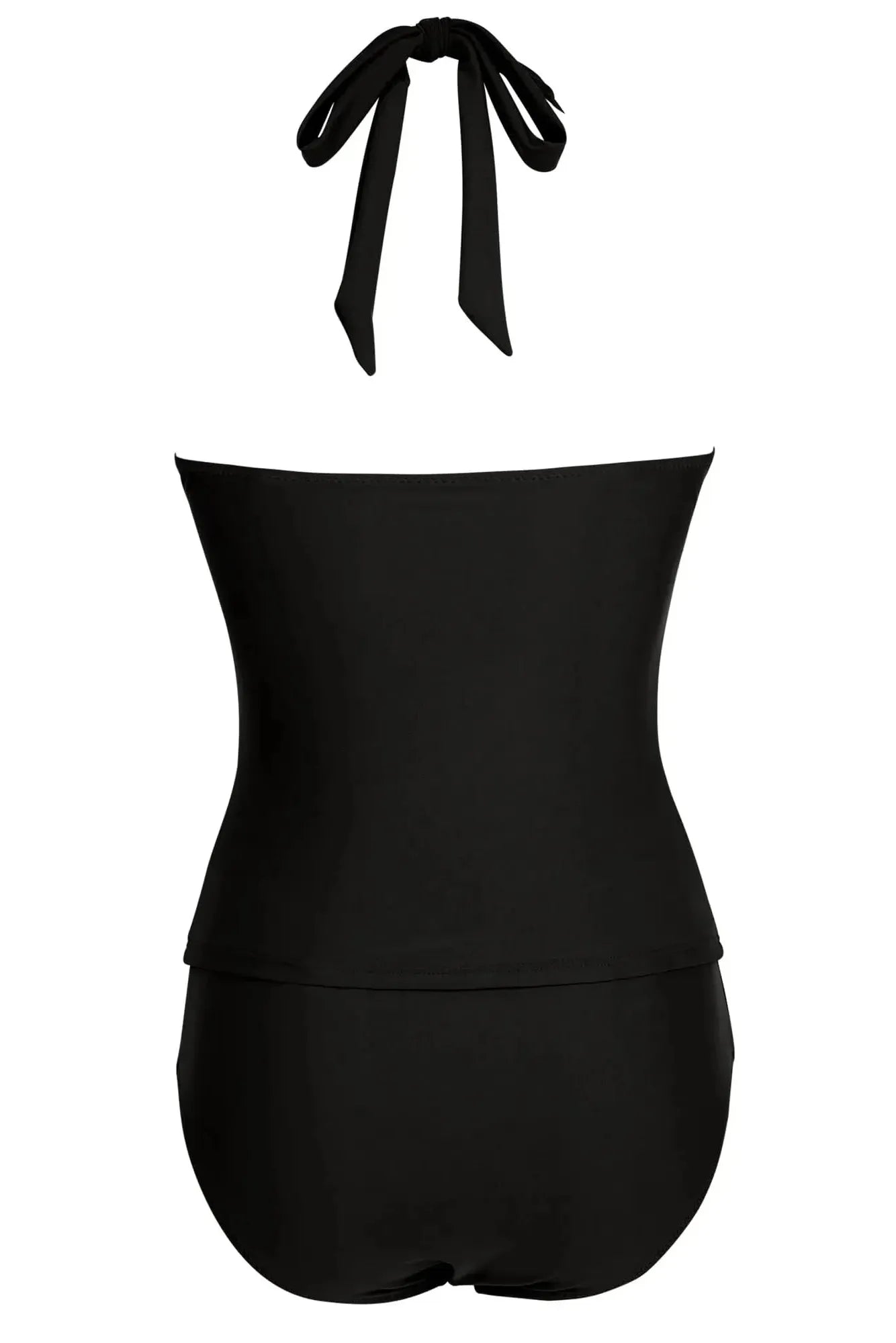 SUUKSESS Women Sexy Halter Tankini Bathing Suit Slimming Tummy Control Swimsuit-SUUKSESS-SUUKSESS