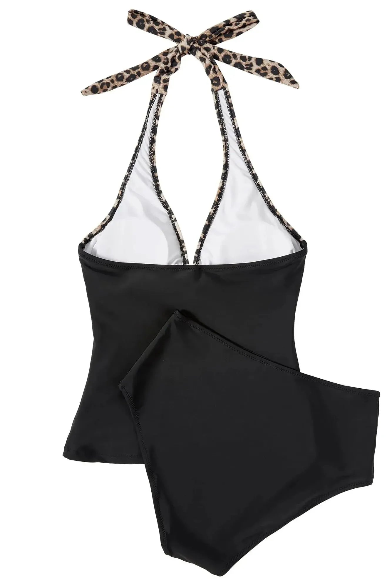 SUUKSESS Women Sexy Halter Tankini Bathing Suit Slimming Tummy Control Swimsuit-SUUKSESS-SUUKSESS