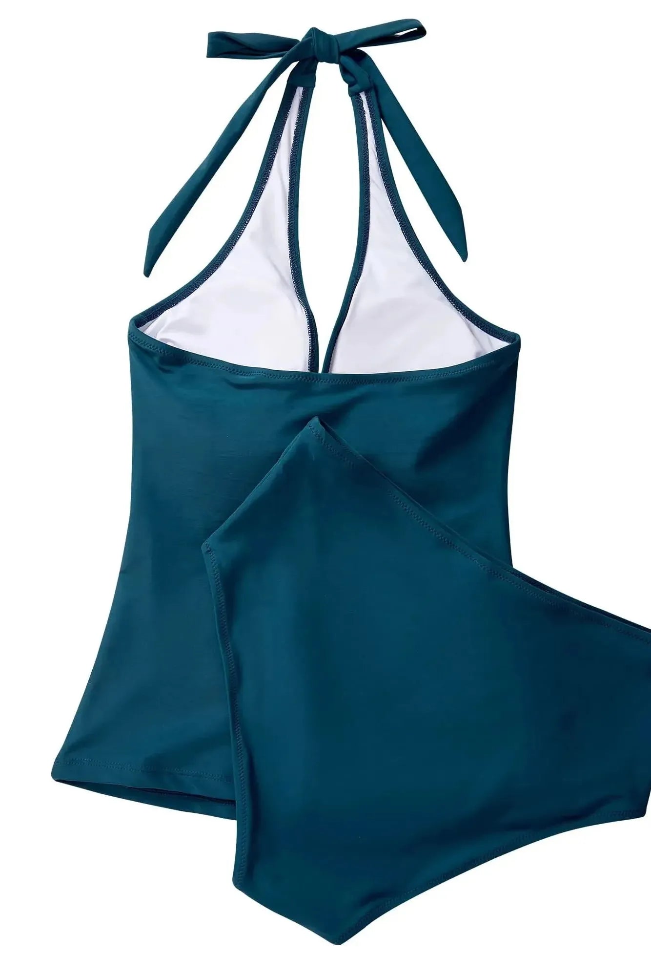 SUUKSESS Women Sexy Halter Tankini Bathing Suit Slimming Tummy Control Swimsuit-SUUKSESS-SUUKSESS