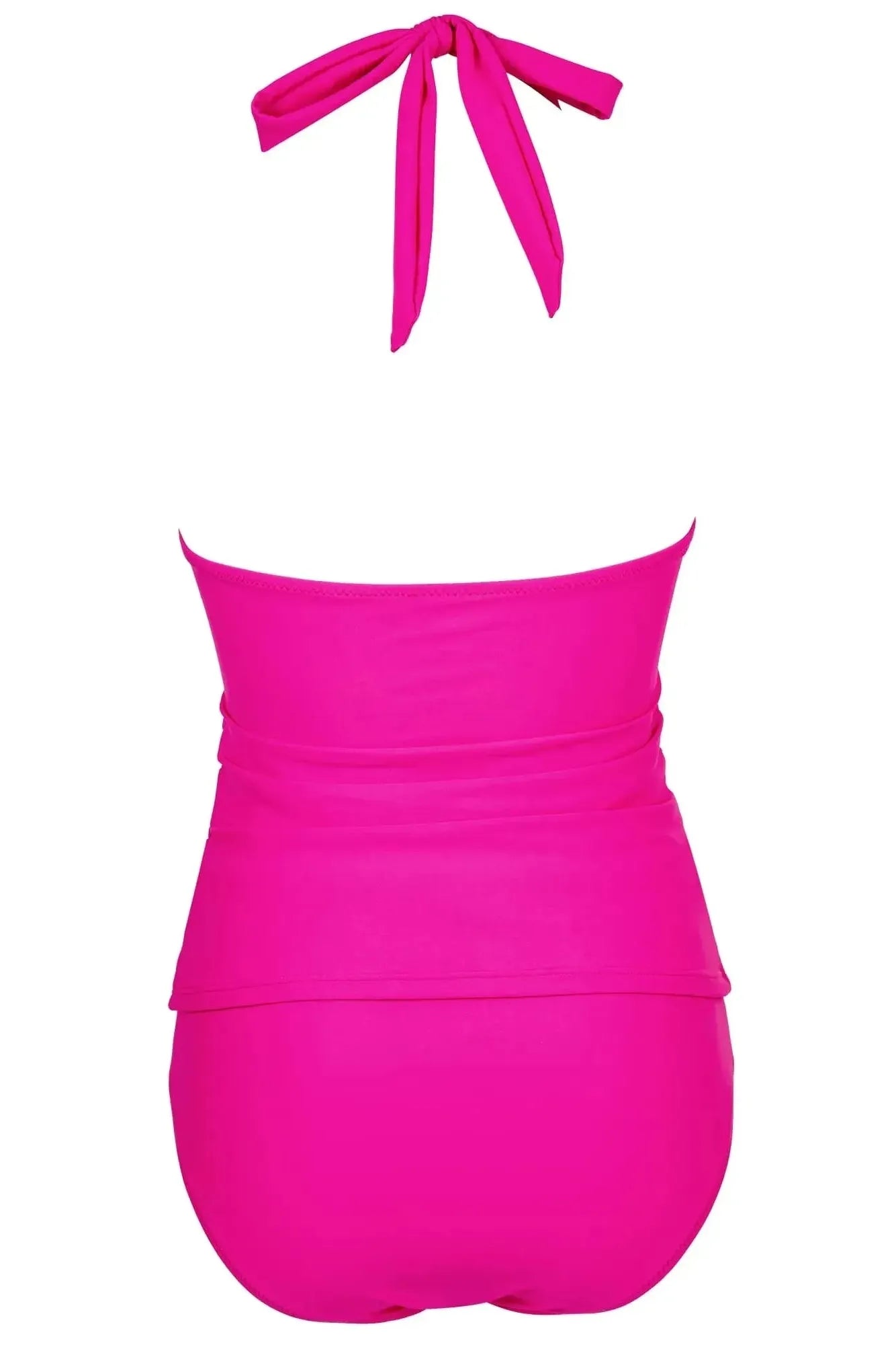 SUUKSESS Women Sexy Halter Tankini Bathing Suit Slimming Tummy Control Swimsuit-SUUKSESS-SUUKSESS