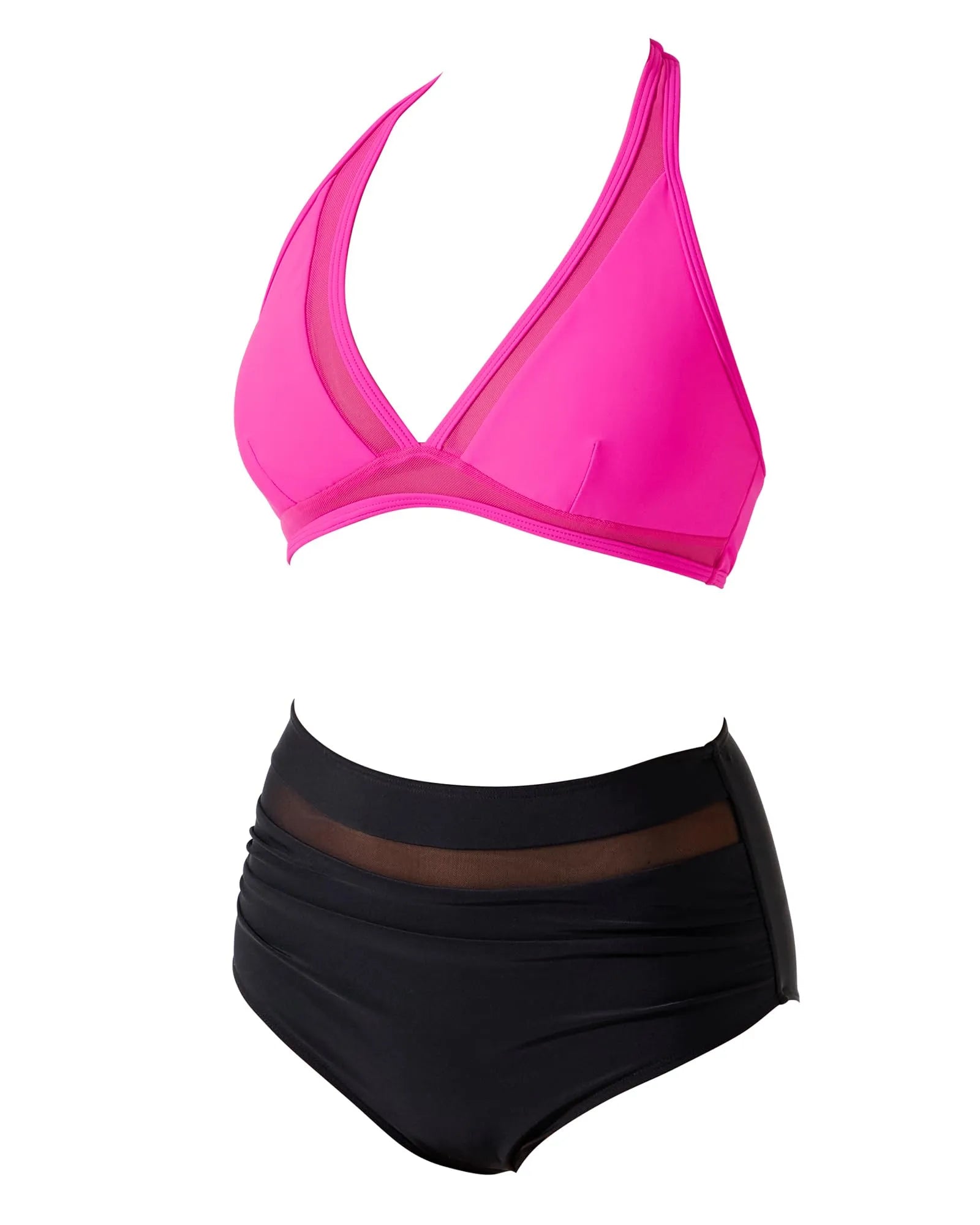 Mesh Two Pieces Bikini Set