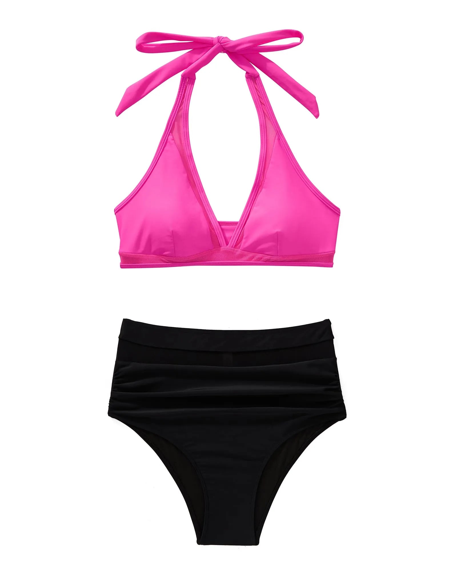 Mesh Two Pieces Bikini Set