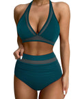 Mesh Two Pieces Bikini Set