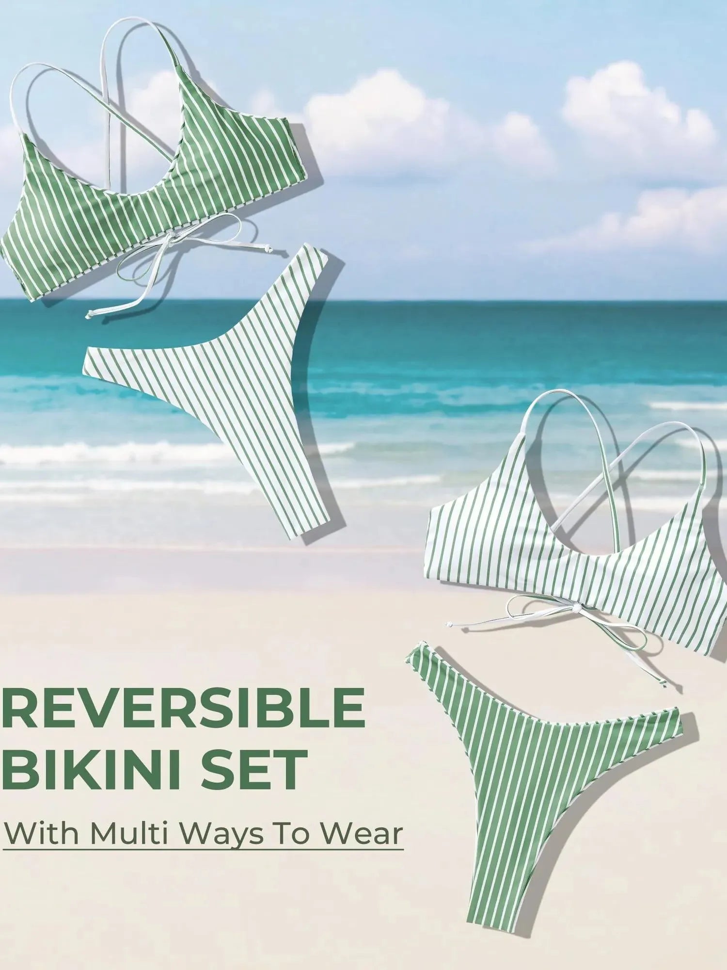 Reversible String Waisted Thong Bikini Set-SUUKSESS-SUUKSESS