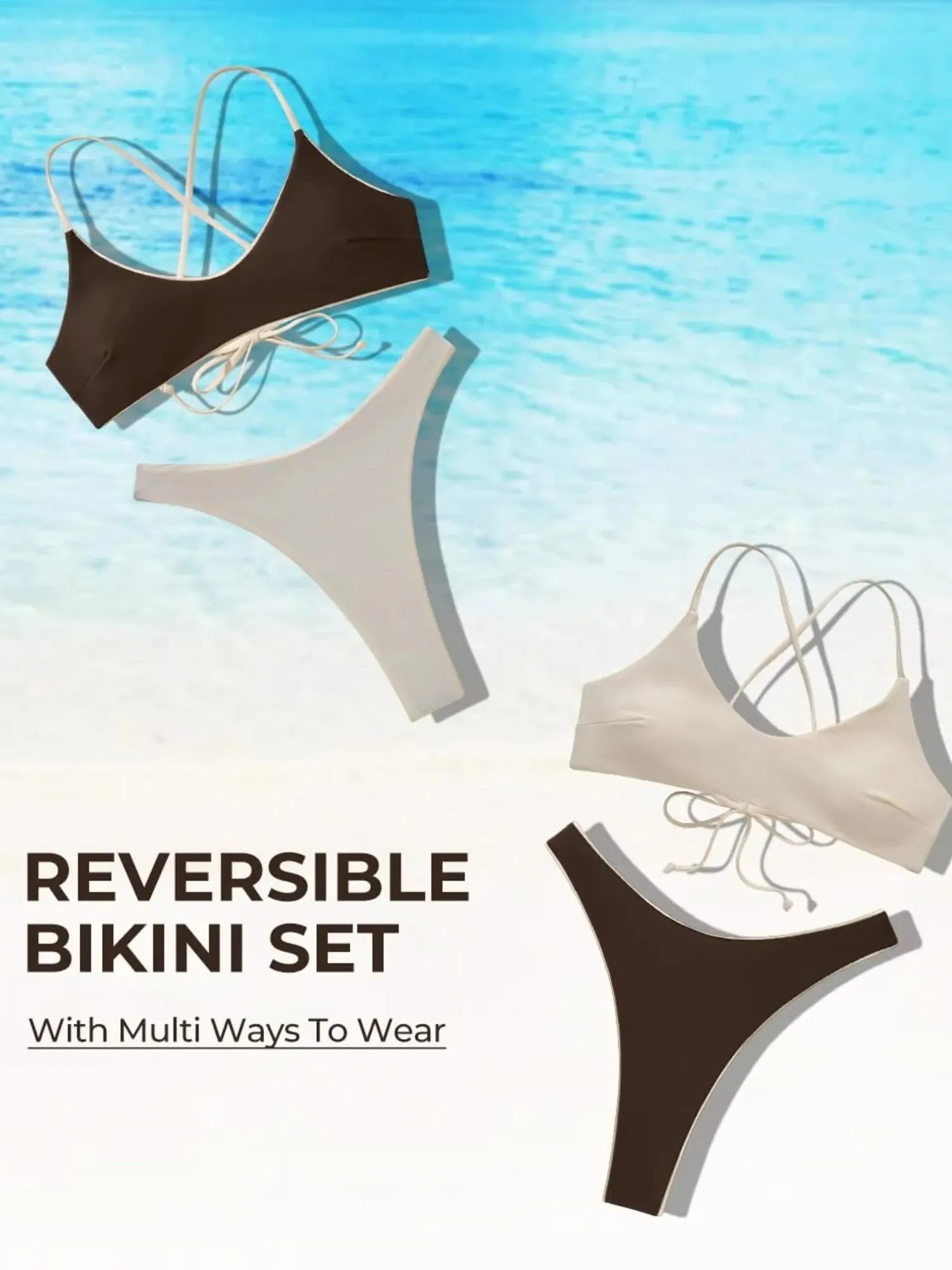 Reversible String Waisted Thong Bikini Set-SUUKSESS-SUUKSESS