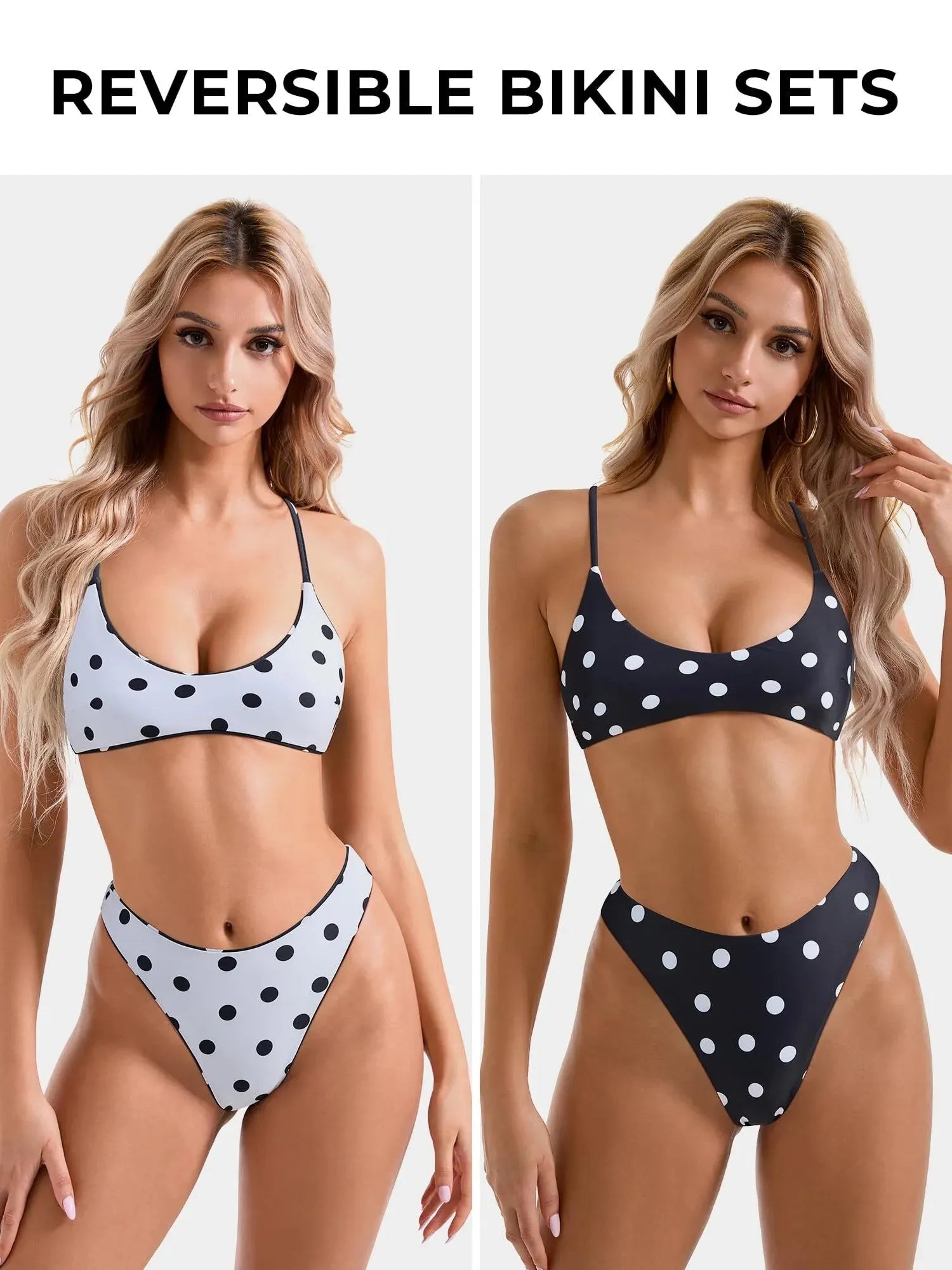Reversible String Waisted Thong Bikini Set-SUUKSESS-SUUKSESS