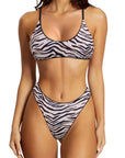 Reversible String Waisted Thong Bikini Set-SUUKSESS-Zebra Print-S-SUUKSESS