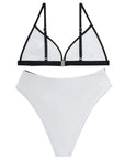 Triangle High Cut Bikini Set