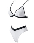 Triangle High Cut Bikini Set