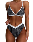Triangle High Cut Bikini Set