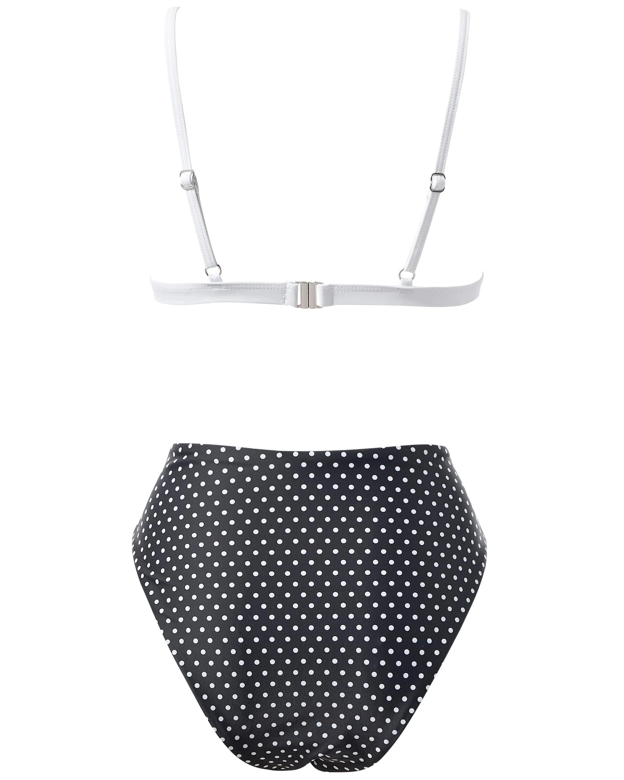 Triangle High Cut Bikini Set