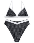 Triangle High Cut Bikini Set