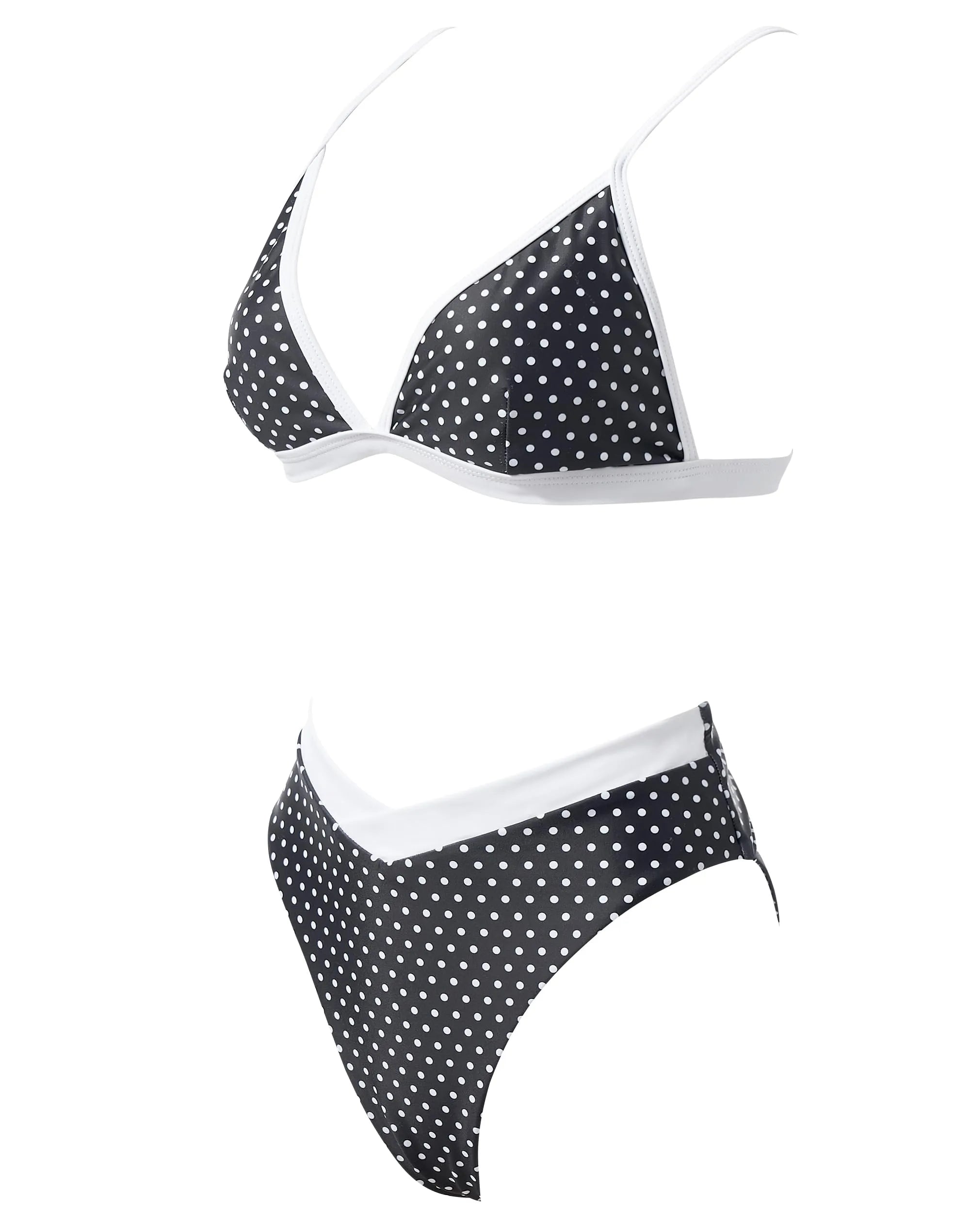 Triangle High Cut Bikini Set