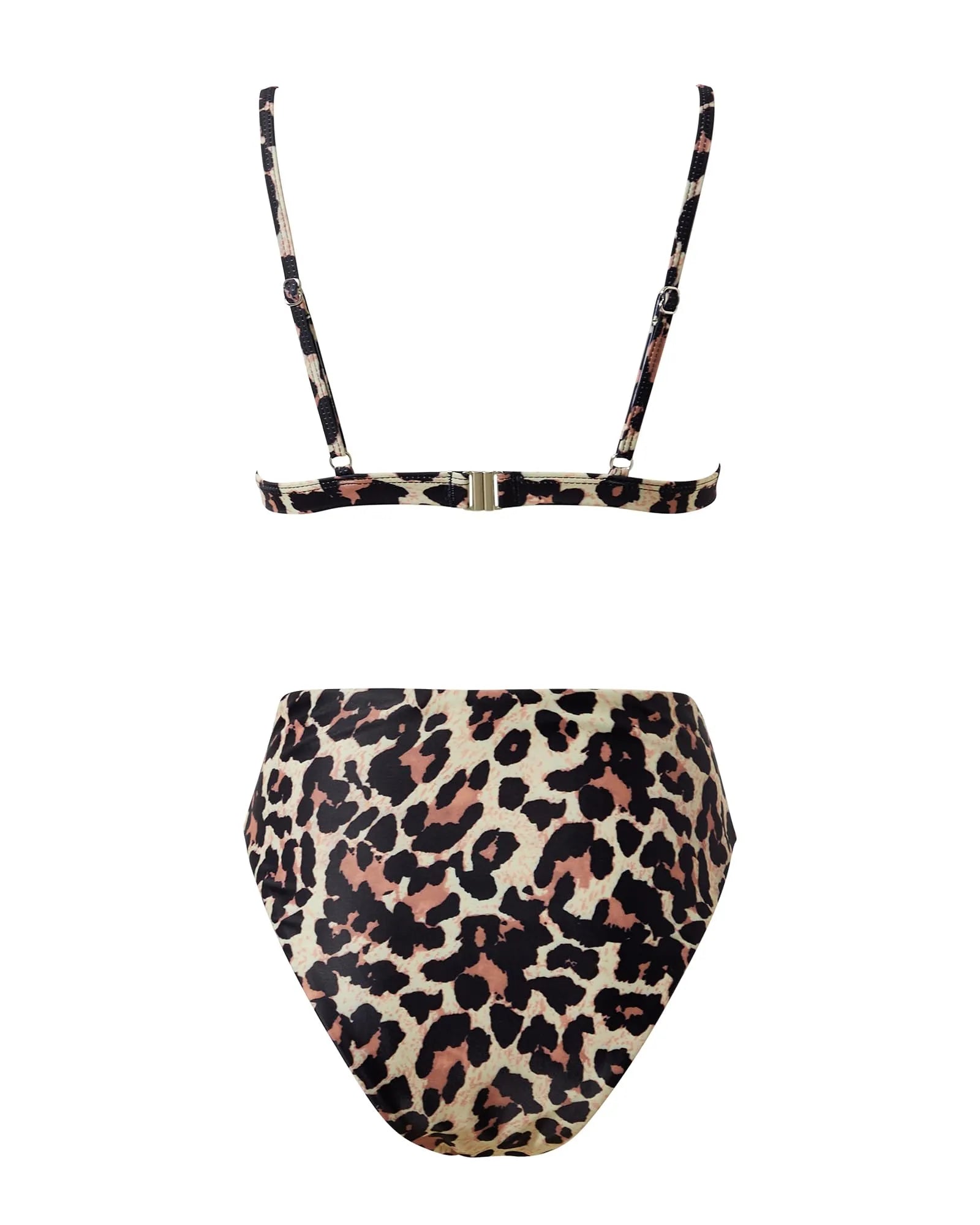 Triangle High Cut Bikini Set