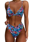 Triangle High Cut Bikini Set