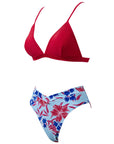 Triangle High Cut Bikini Set