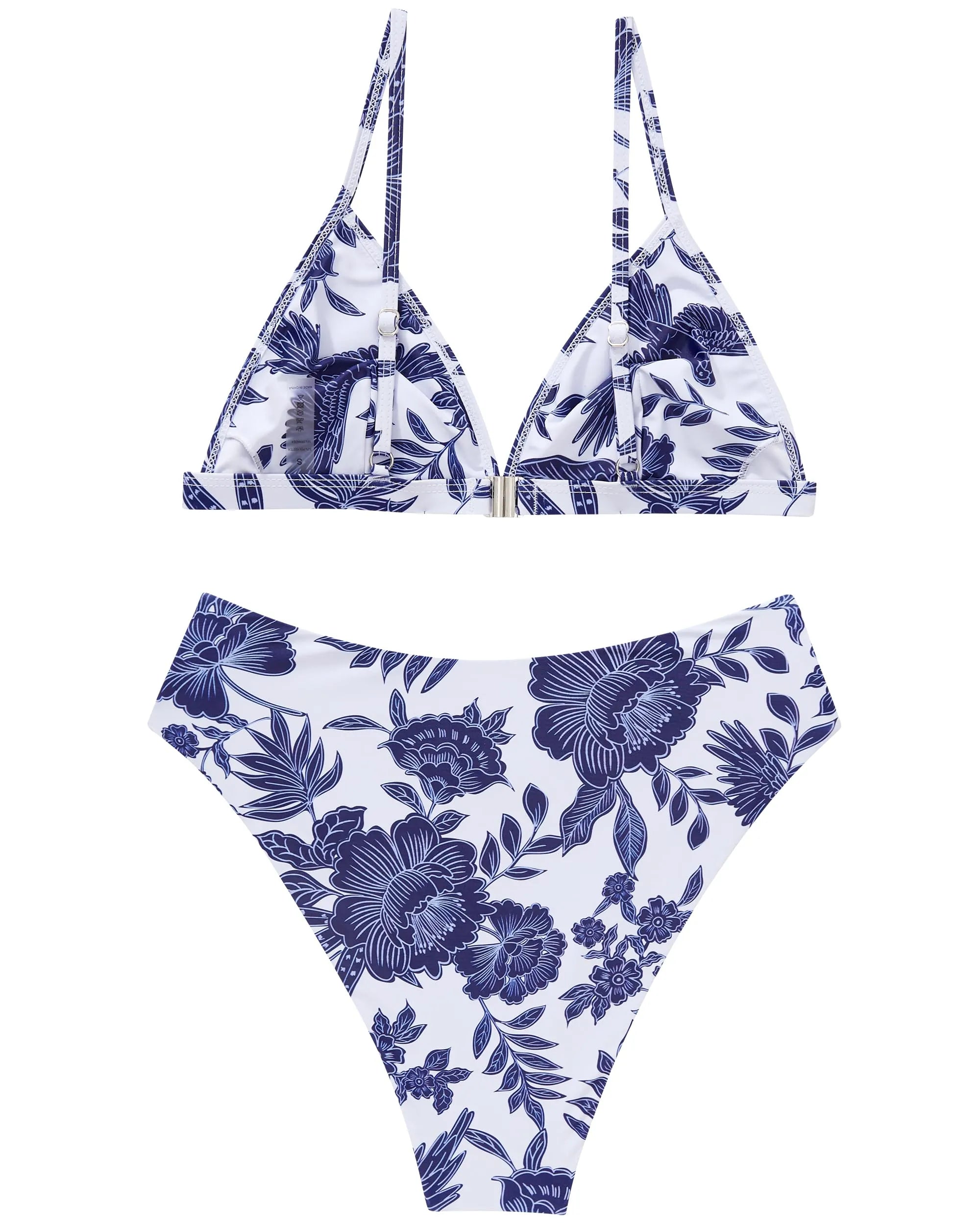 Triangle High Cut Bikini Set