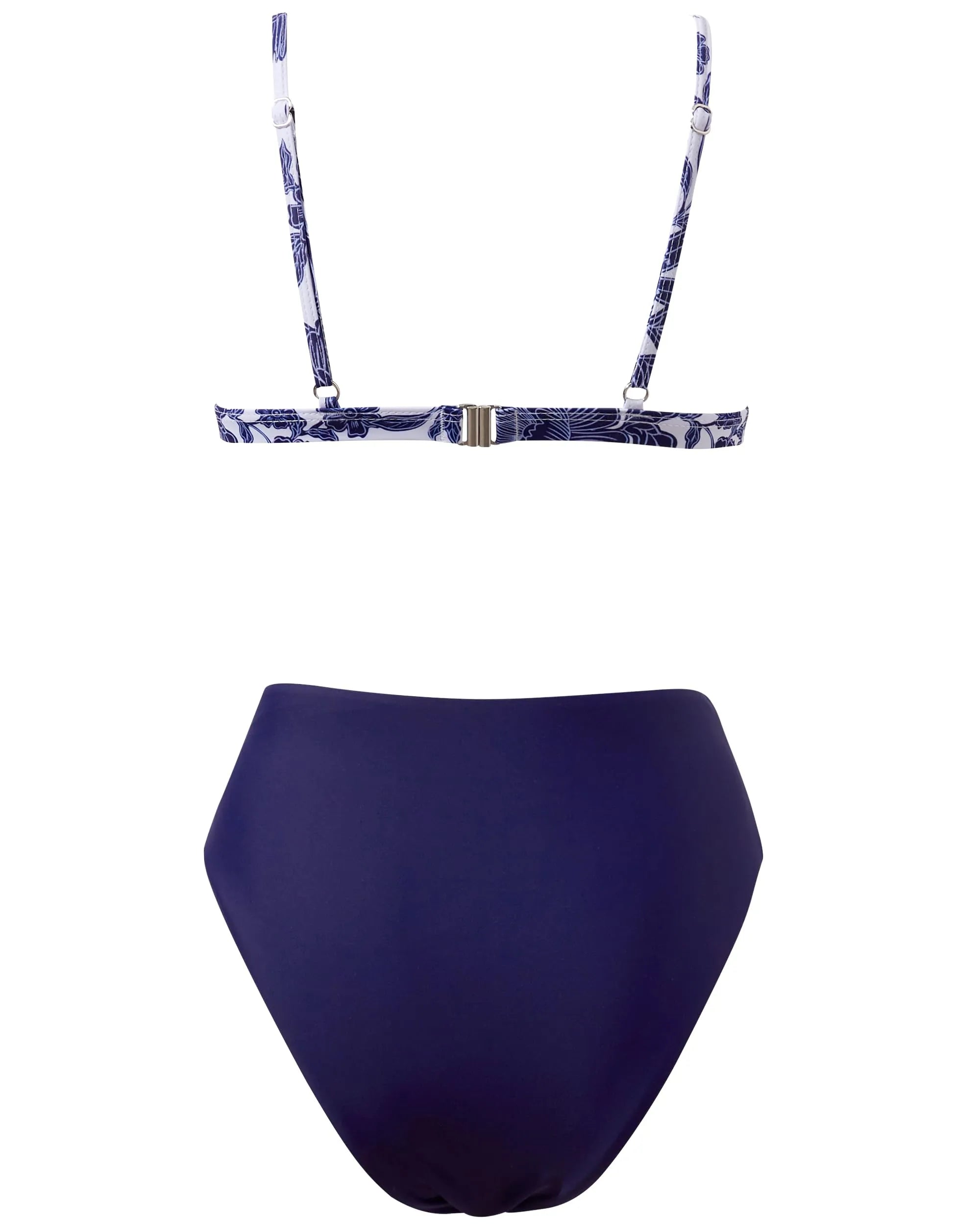 Triangle High Cut Bikini Set