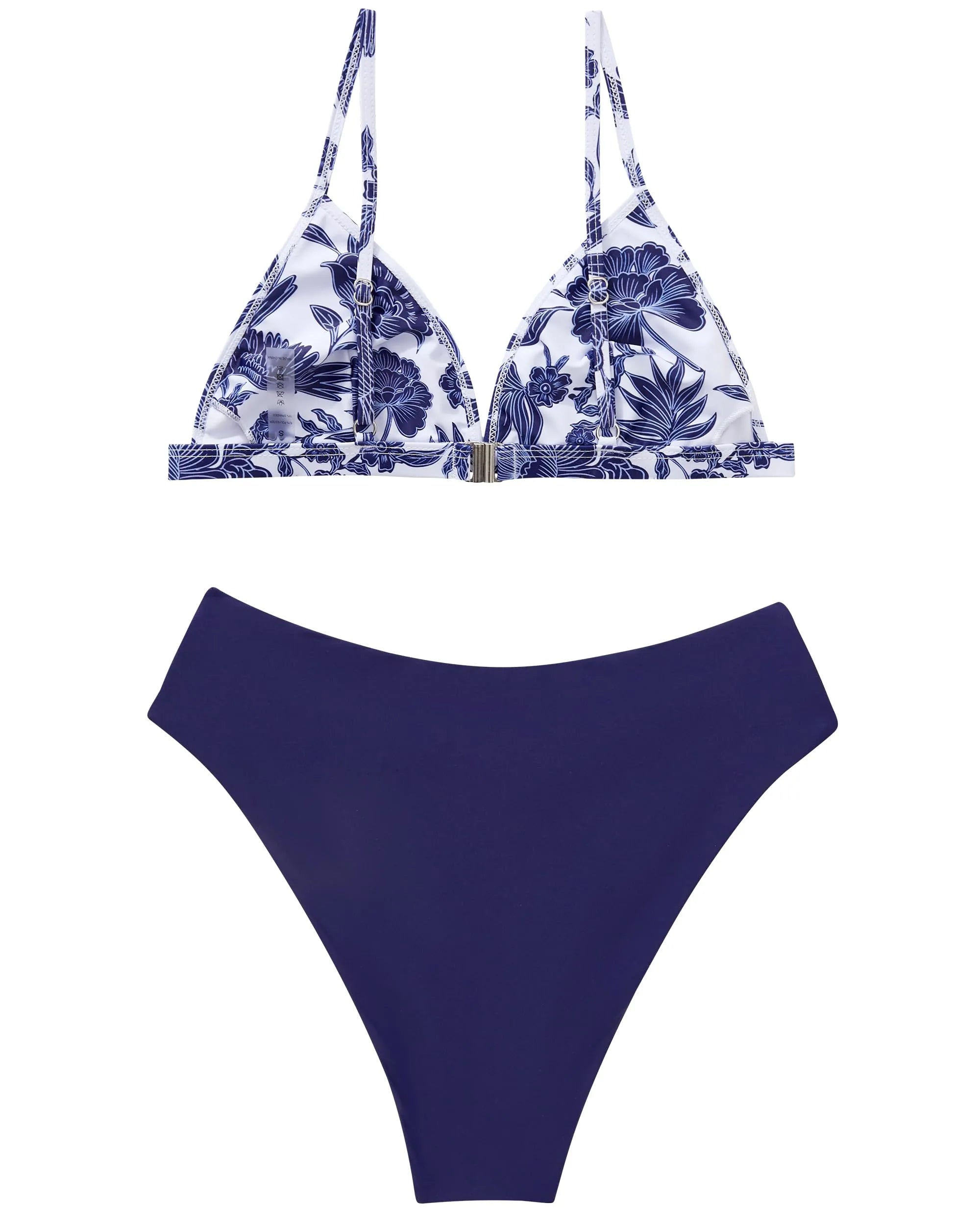 Triangle High Cut Bikini Set