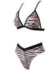 Triangle High Cut Bikini Set