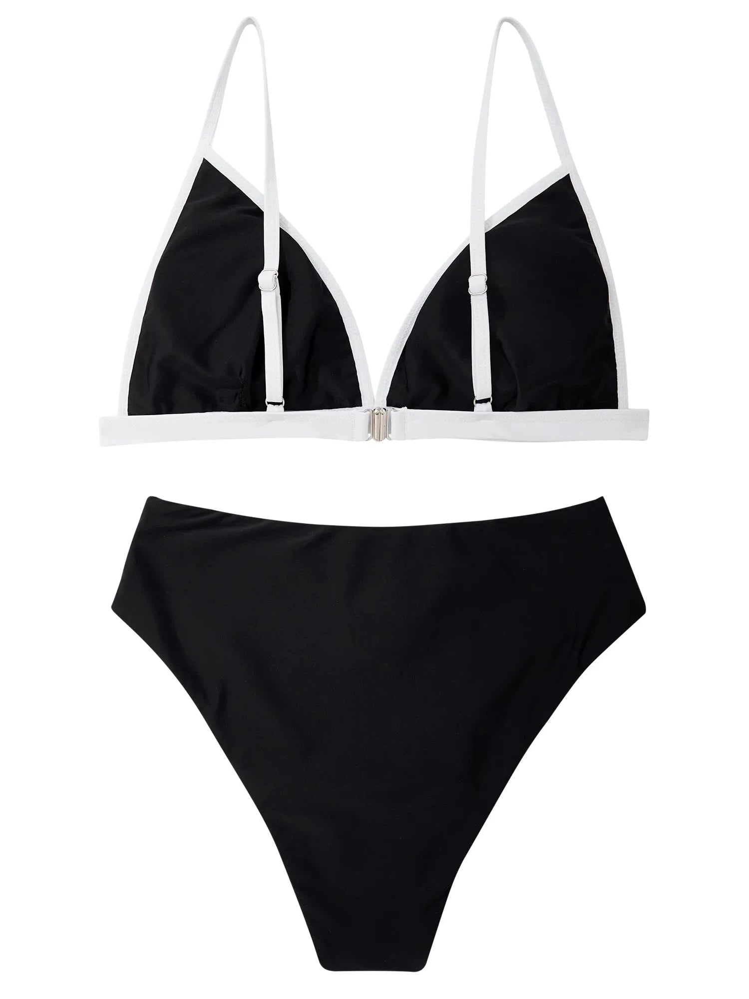 Triangle Bikini High-Waisted Swimsuit Sets-Swimwear-SUUKSESS-SUUKSESS