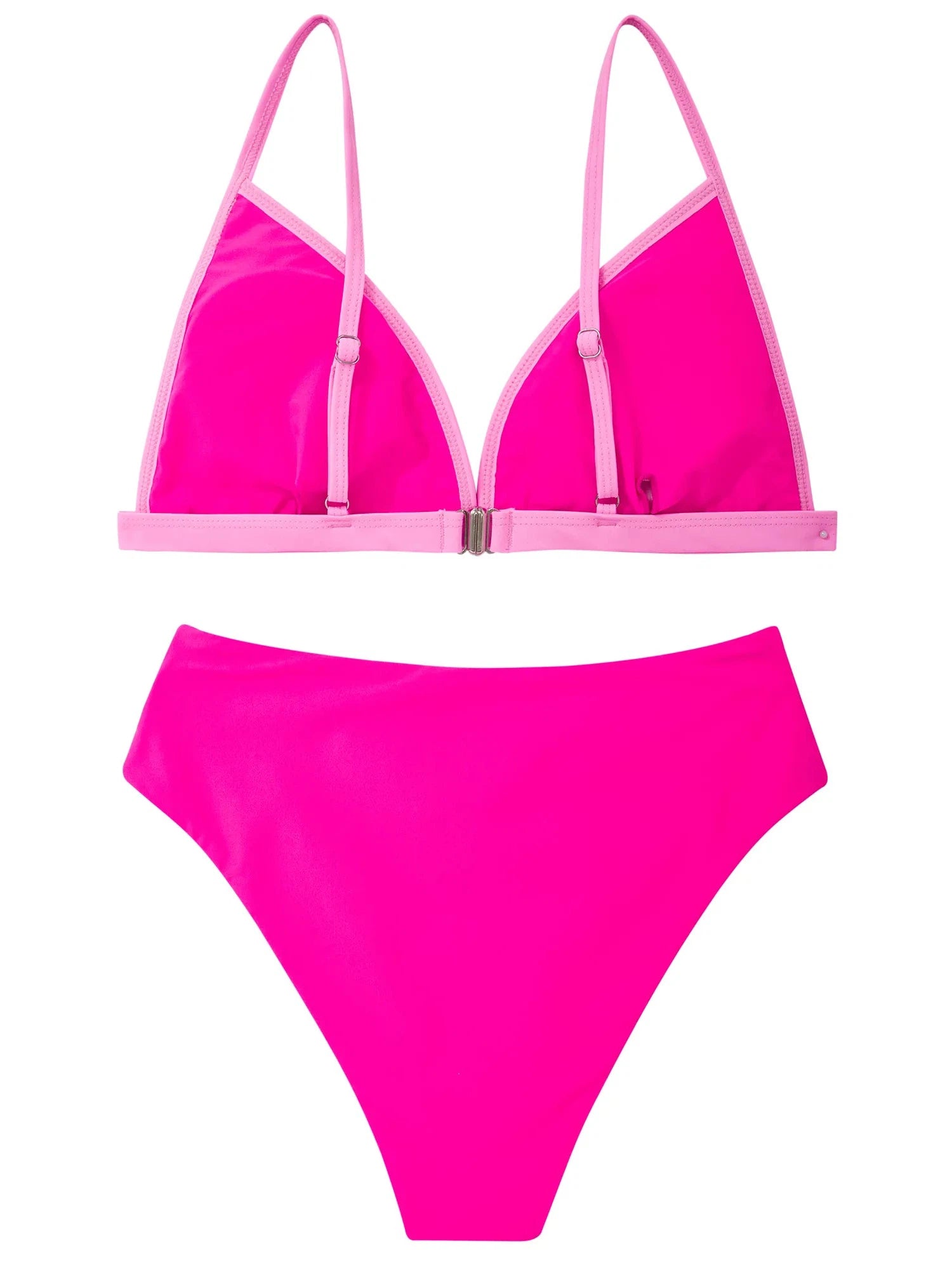 Triangle Bikini High-Waisted Swimsuit Sets-Swimwear-SUUKSESS-SUUKSESS