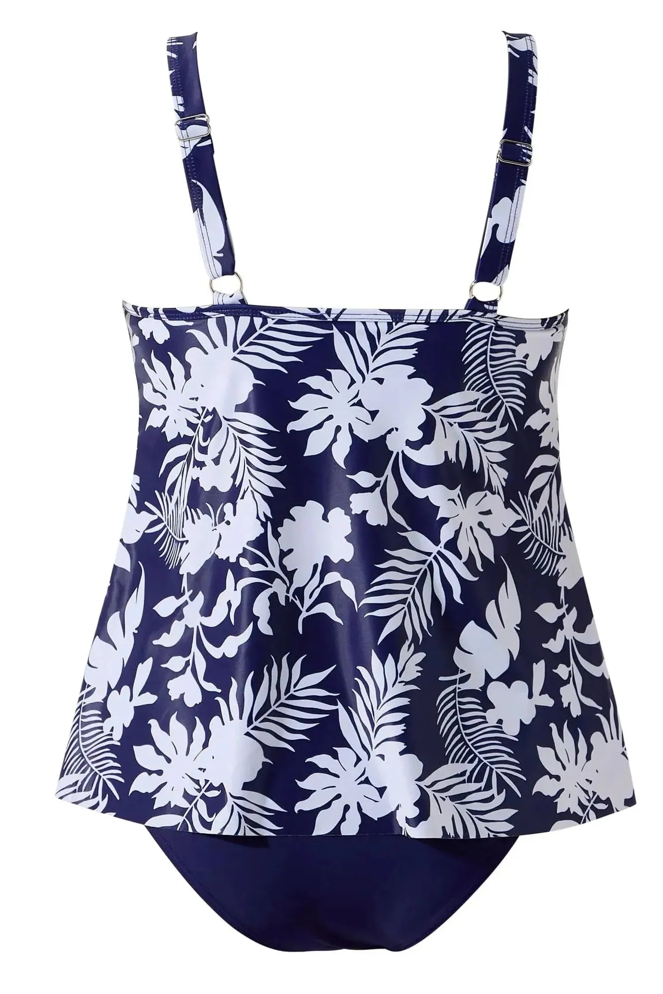 SUUKSESS Women Tummy Control Tankini Bathing Suit Ruffle High Waisted Swimsuit-Swimwear-SUUKSESS-SUUKSESS
