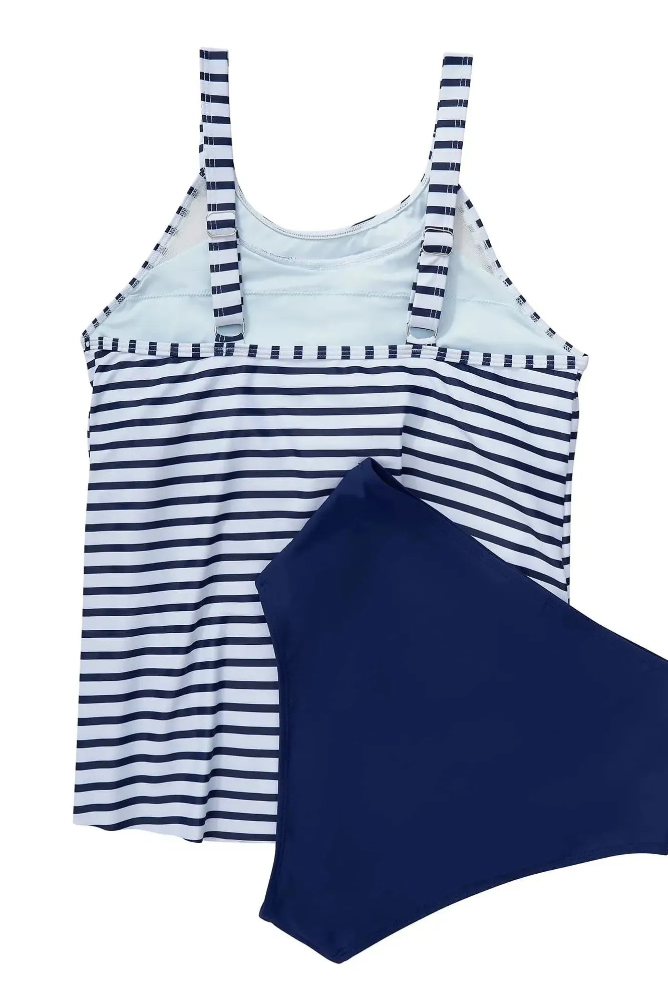 SUUKSESS Women Tummy Control Tankini Bathing Suit Ruffle High Waisted Swimsuit-Swimwear-SUUKSESS-SUUKSESS