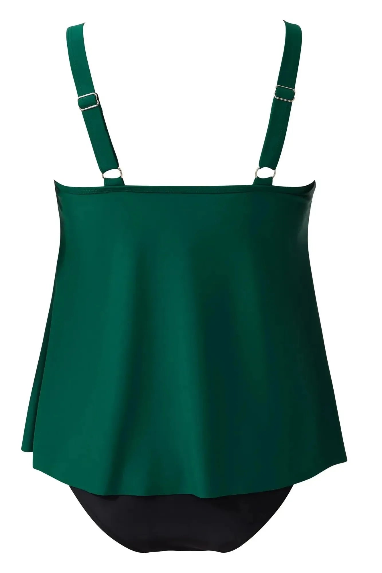 SUUKSESS Women Tummy Control Tankini Bathing Suit Ruffle High Waisted Swimsuit-Swimwear-SUUKSESS-SUUKSESS