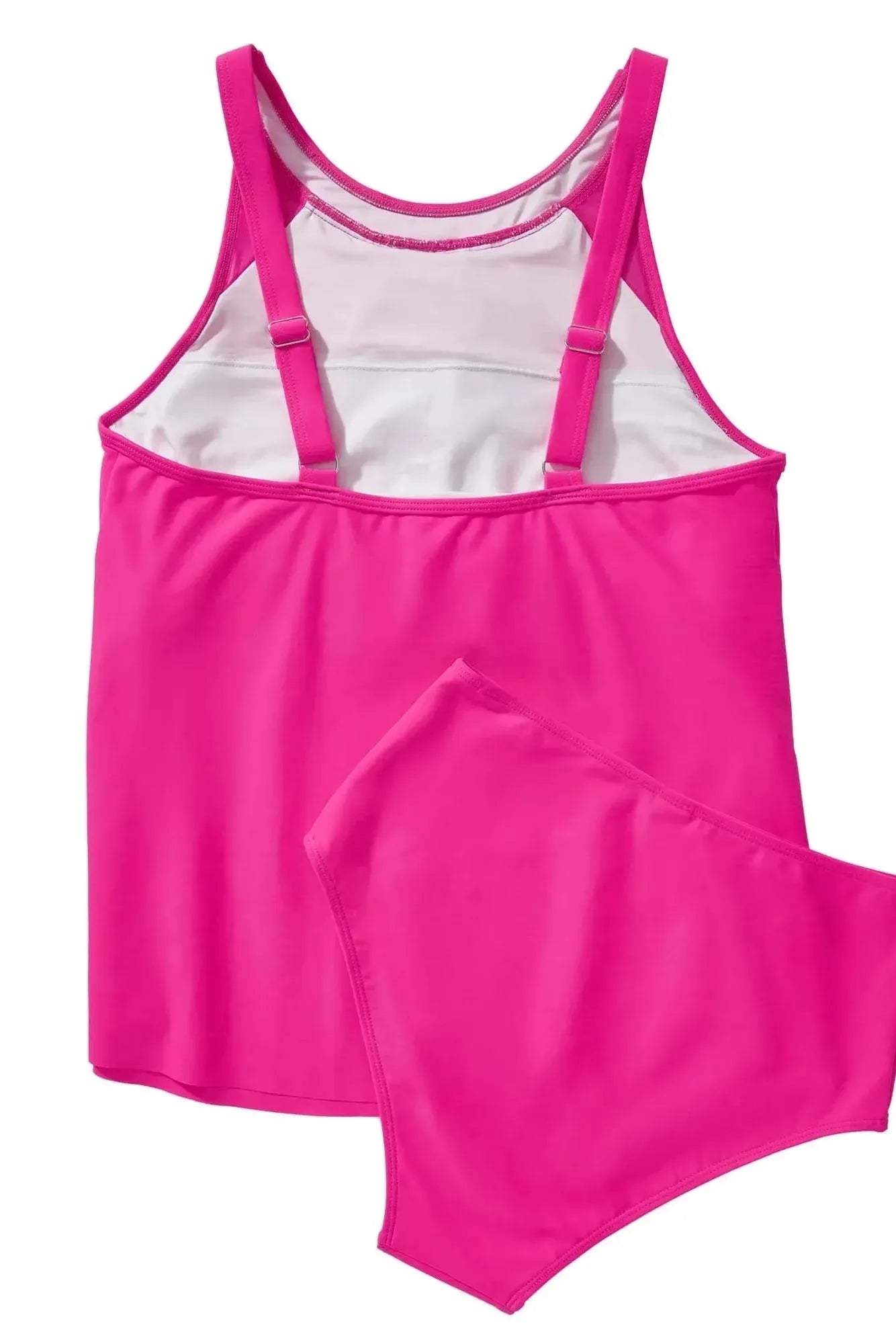 SUUKSESS Women Tummy Control Tankini Bathing Suit Ruffle High Waisted Swimsuit-Swimwear-SUUKSESS-SUUKSESS