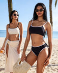 High Cut Bandeau 2 Piece Bikini Set-SUUKSESS-SUUKSESS